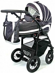 Коляска 3 в 1 Tutic Cayenne color, серая с узором (Tutic, Tutic Cayenne_04)